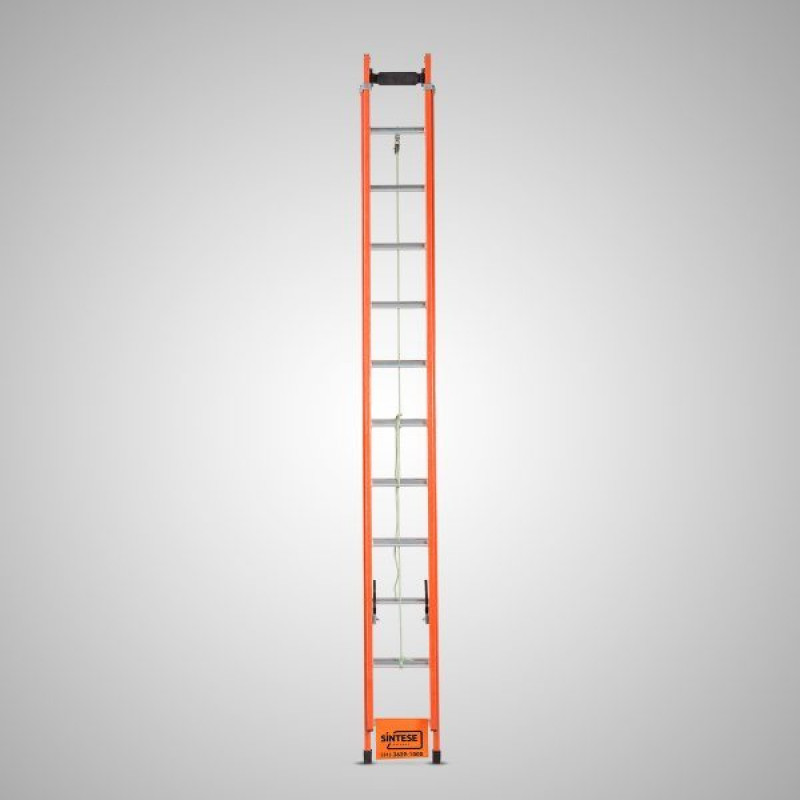Escada Fibra de Vidro Extensiva - 3,60 x 6,0 mts - EAFV - 19 Escada Fibra de Vidro Extensiva - 3,60 x 6,0 mts - EAFV - 19